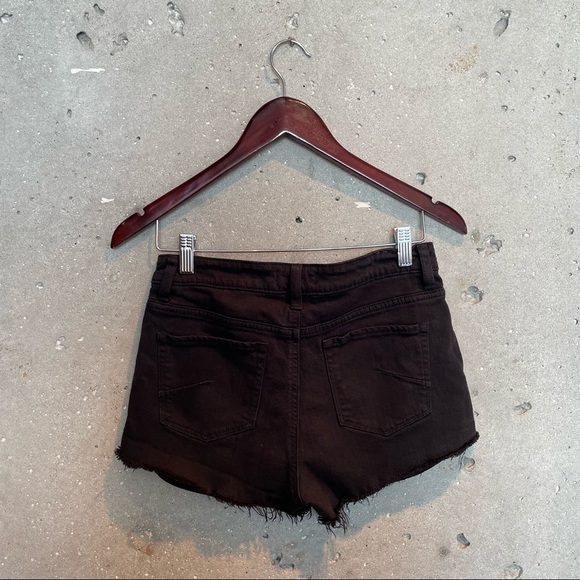 Talula black denim shorts. Size 27. - Picture 2 of 5
